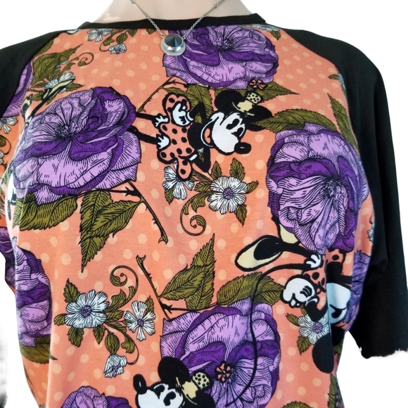 LuLaRoe top! $50 Retail Disney Minnie Mouse, sz large, black, FINAL PRICE! - Picture 9 of 10